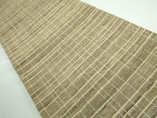 平和屋本店□極上 インド・アッサム 野蚕糸 手織 ムガシルク 両面 全通  