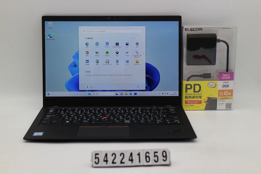 Lenovo ThinkPad X1 Carbon 6th Gen Core i5 8350U 1.7GHz/16GB/256GB(SSD)/14W/FHD(1920x1080)/Win11 【542241659】