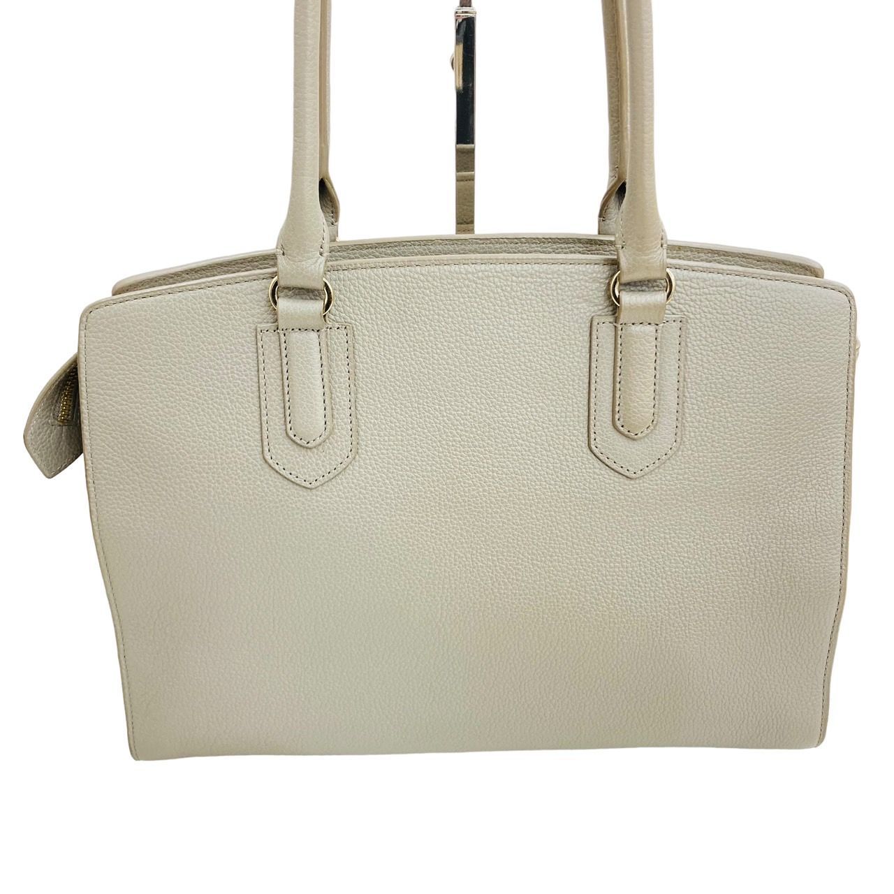 FURLA フルラ NORAH M TOTE ノラ 牛革 レザートートバッグ ベージュ