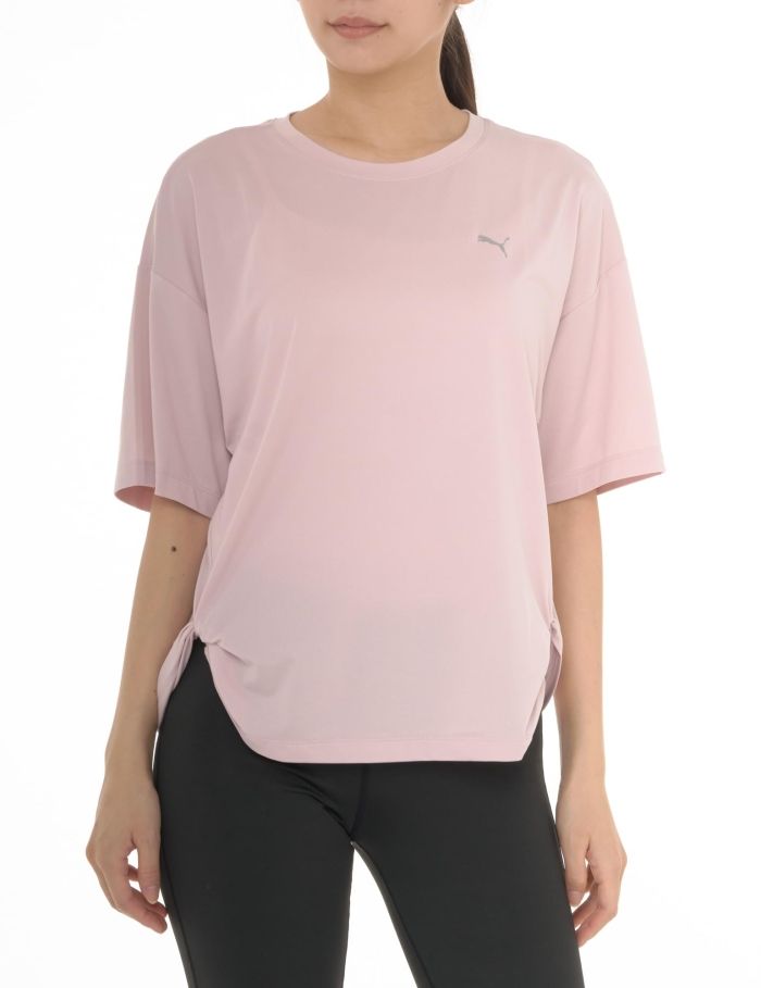 【新品・5営業日で発送】PUMA プーマ STUDIO_TWIST_Tシャツ (526321) 色 : MAUVE_MIST サイズ : M 