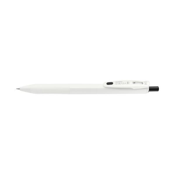 (まとめ) ゼブラ サラサR 0.4mm 白/黒 JJS29-R1-BK2 【×