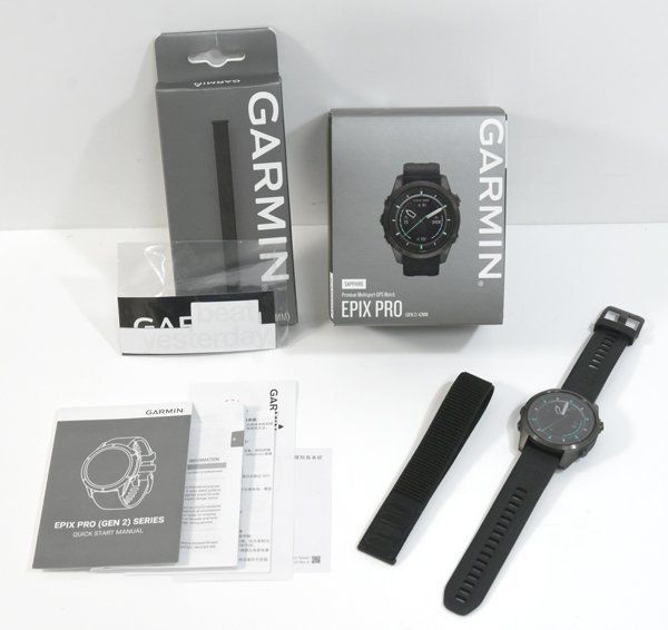 元箱付！GARMIN ガーミン EPIX PRO GEN2 42mm スマートウォッチ メンズ 美品！