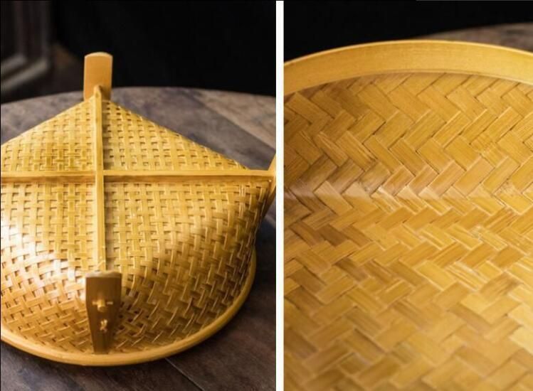 職人手作り☆竹編細工籠 収納する 竹細工 工芸品 竹かごだけです
