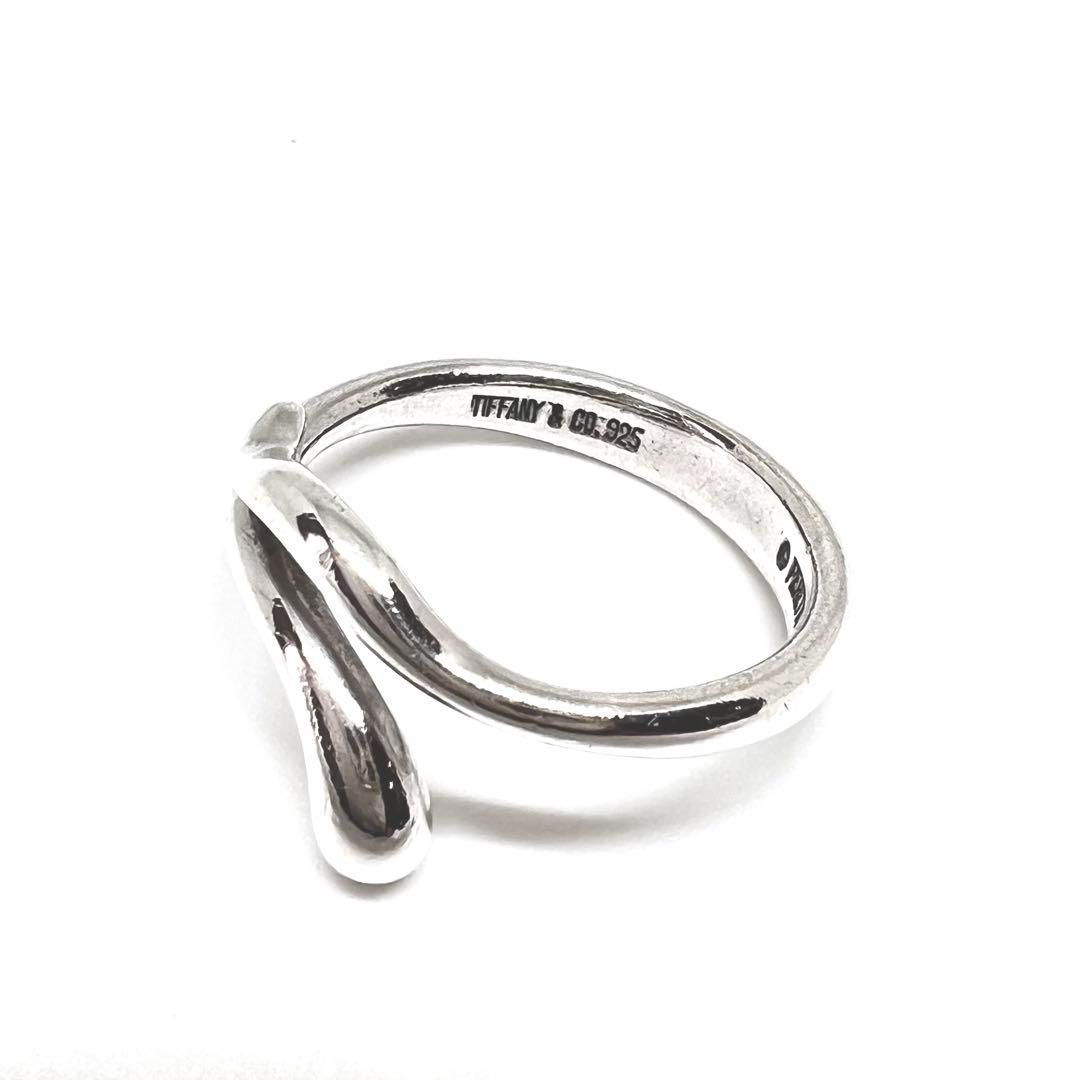 TIFFANY&Co. ティファニー ティアドロップ リング シルバー系 6号【中古】