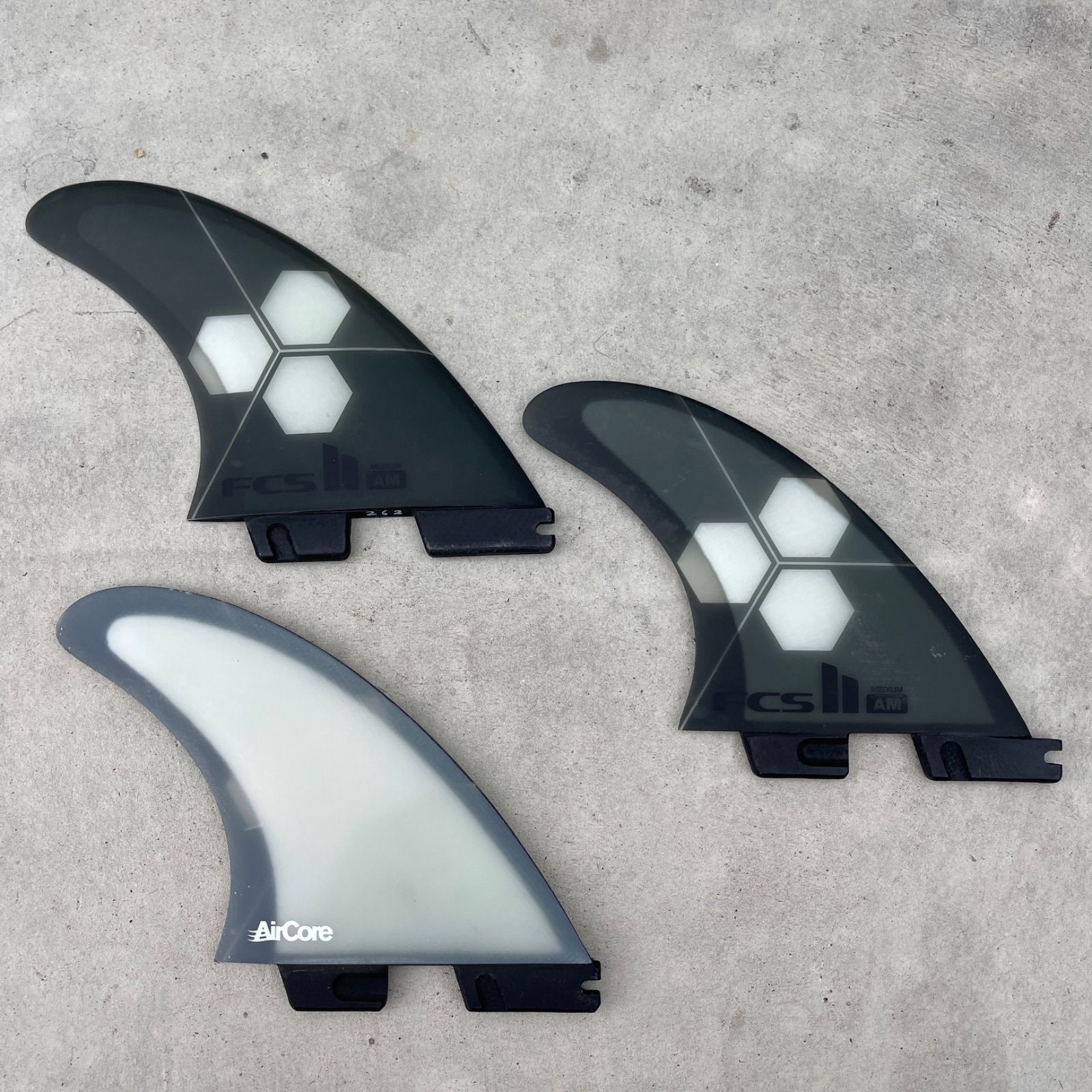 FCS2　AM　AirCore　MEDIUM　未使用 FCS2 FCS fin トライフィン エアコア AM アルメリック Mサイズ