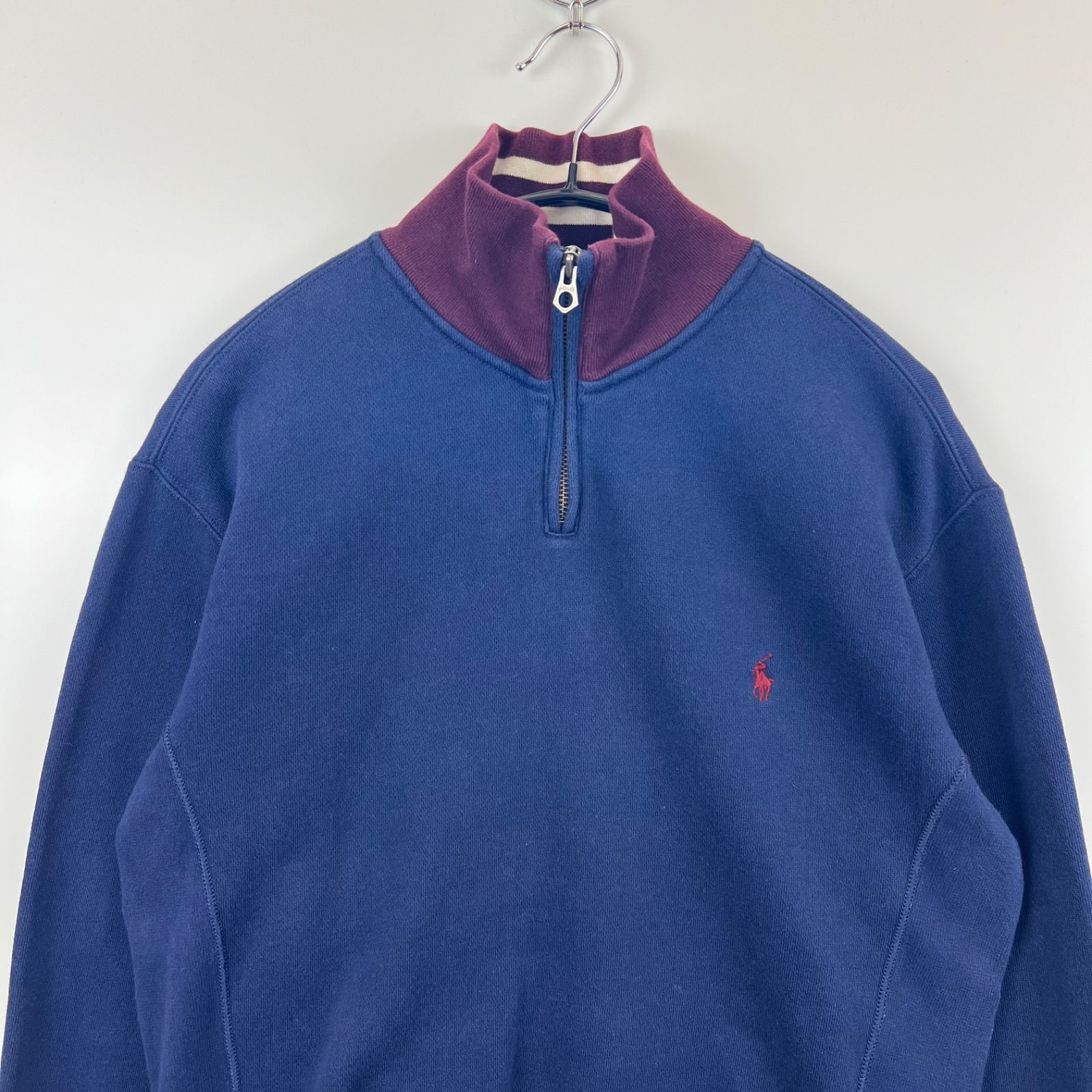 Polo by Ralph Lauren half zip sweat shirts M ポロ ラルフローレン