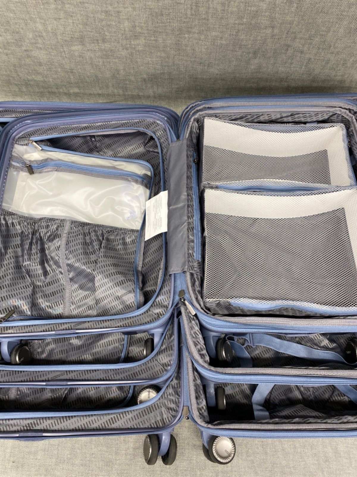 アメリカンツーリスターTranquil スーツケース3個セットカラーブルー