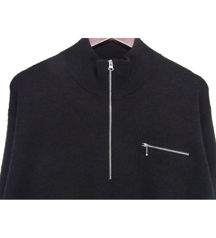 ステューシー STUSSY □ 【 Half Zip Mock Neck Sweater 】 ハーフ ...