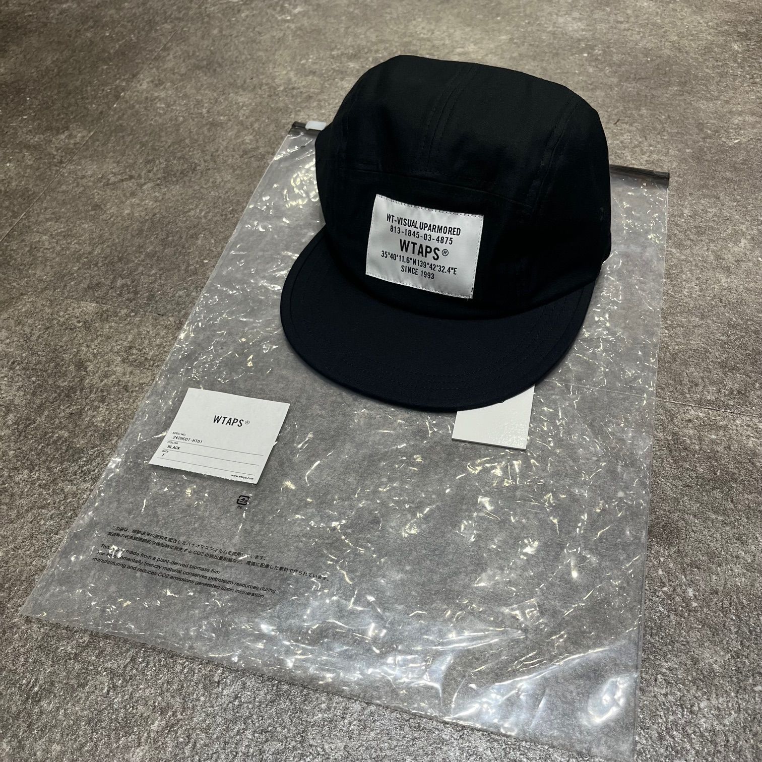 新品 WTAPS 24AW T-5 01 / CAP / COTTON. SATIN No.242HCDT-HT01 