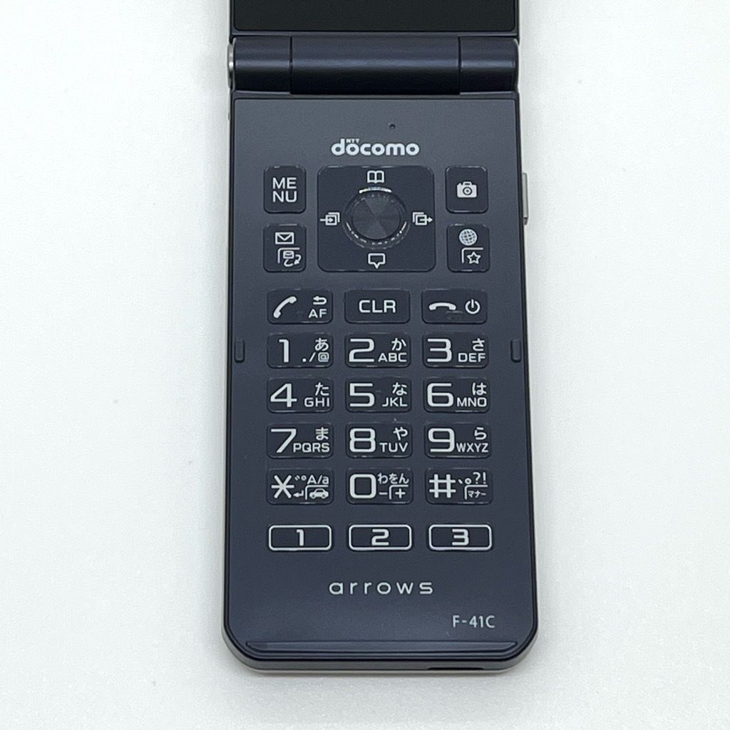 良品】arrows ケータイ ベーシック F-41C [ネイビー] ドコモ SIM