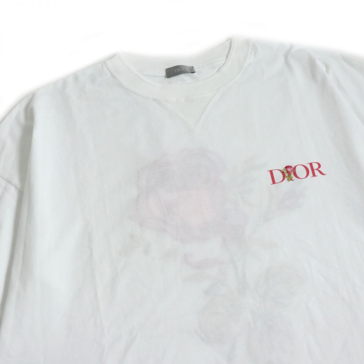 美品 Dior Homme Rose Tシャツ 美品 Dior Homme Rose Tシャツ