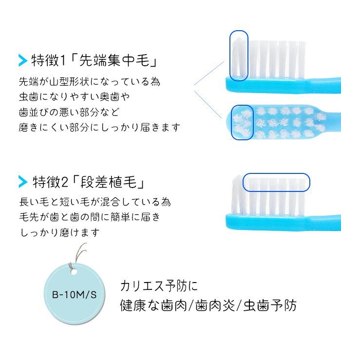 ジーシー ルシェロ 歯ブラシ B-10S - 歯ブラシ