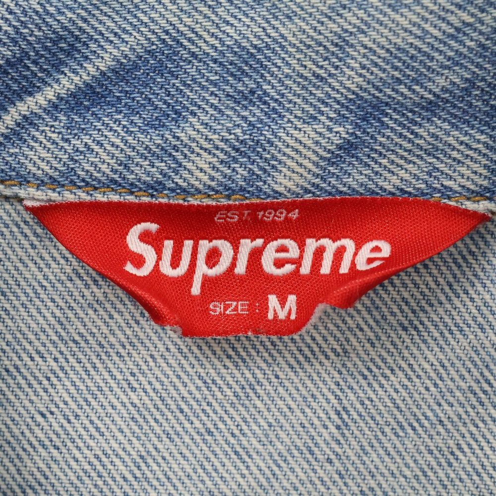 SUPREME (シュプリーム) 17SS Studded Denim Trucker Jacket スタッズ