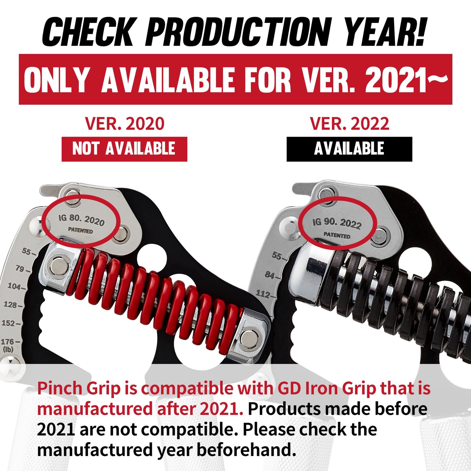 GD アイアン グリップ EXT モデル用 GD ピンチグリップ フィンガー強化