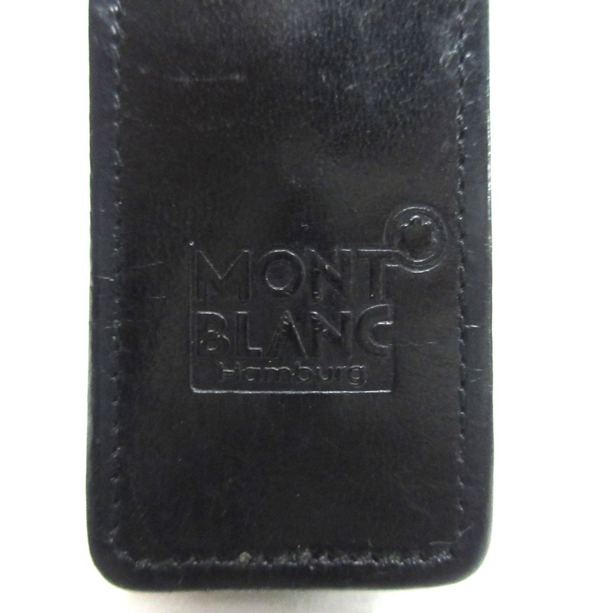 モンブラン MONTBLANC ペンケース - レザー 黒 ペンケース 1本用 財布