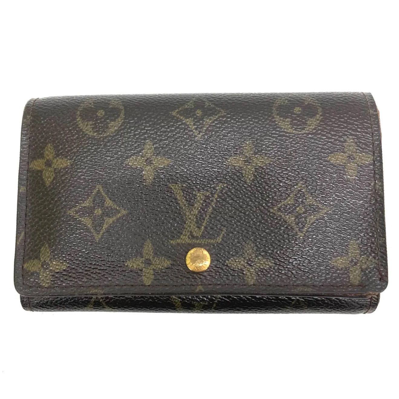美品　ルイヴィトン モノグラム ポルトモネビエ トレゾール 折り財布 ◇LOUIS VUITTON◇ルイヴィトン ポルトモネビエトレゾール