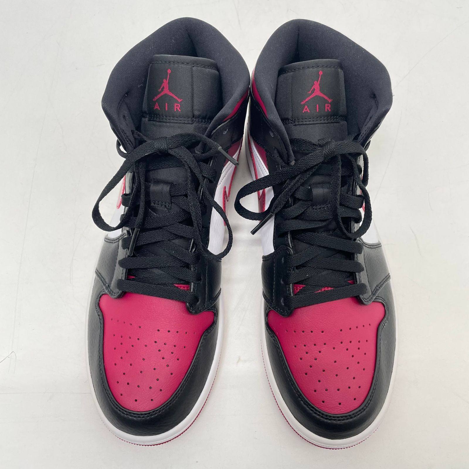 未使用品 NIKE ナイキ AIR JORDAN エアジョーダン 1 MID BRED TOE 1 