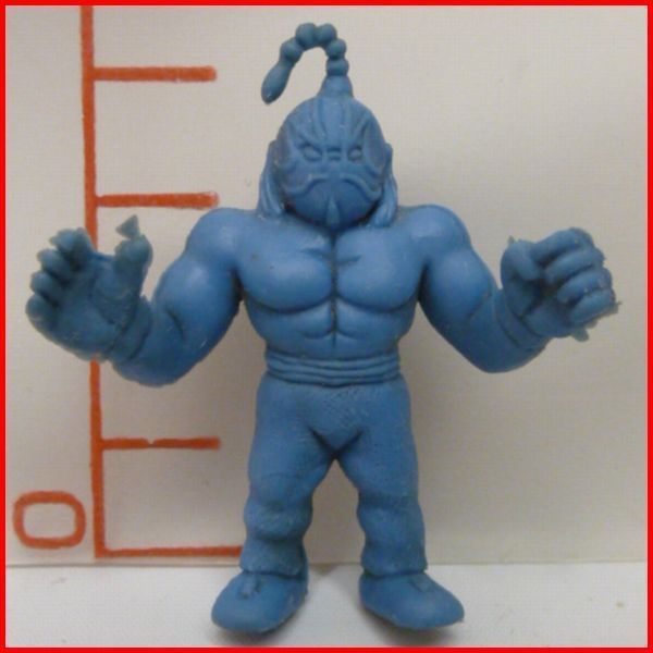 キン肉マン消しゴム 【パート2-38 モンゴルマン□青】当時物 キン消し