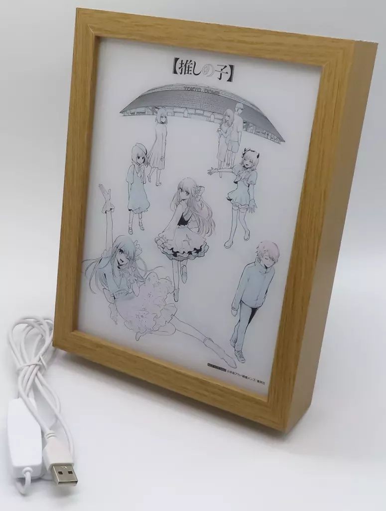 中古】雑貨 集合(描き下ろしビジュアル) LED付きアクリルボード