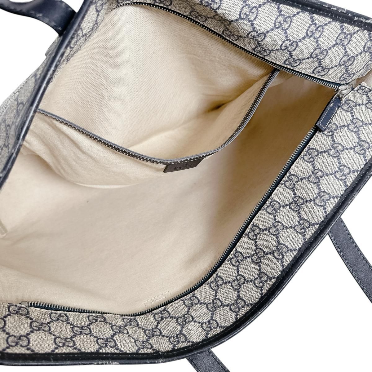 グッチ 211120 GGスプリーム トートバッグ トートバッグ GUCCI グレー