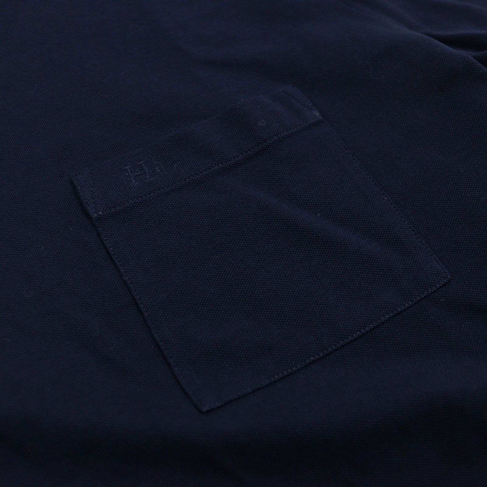 未使用品○HERMES エルメス 23SS コットン100% Hロゴ刺繍 ポケット付き  