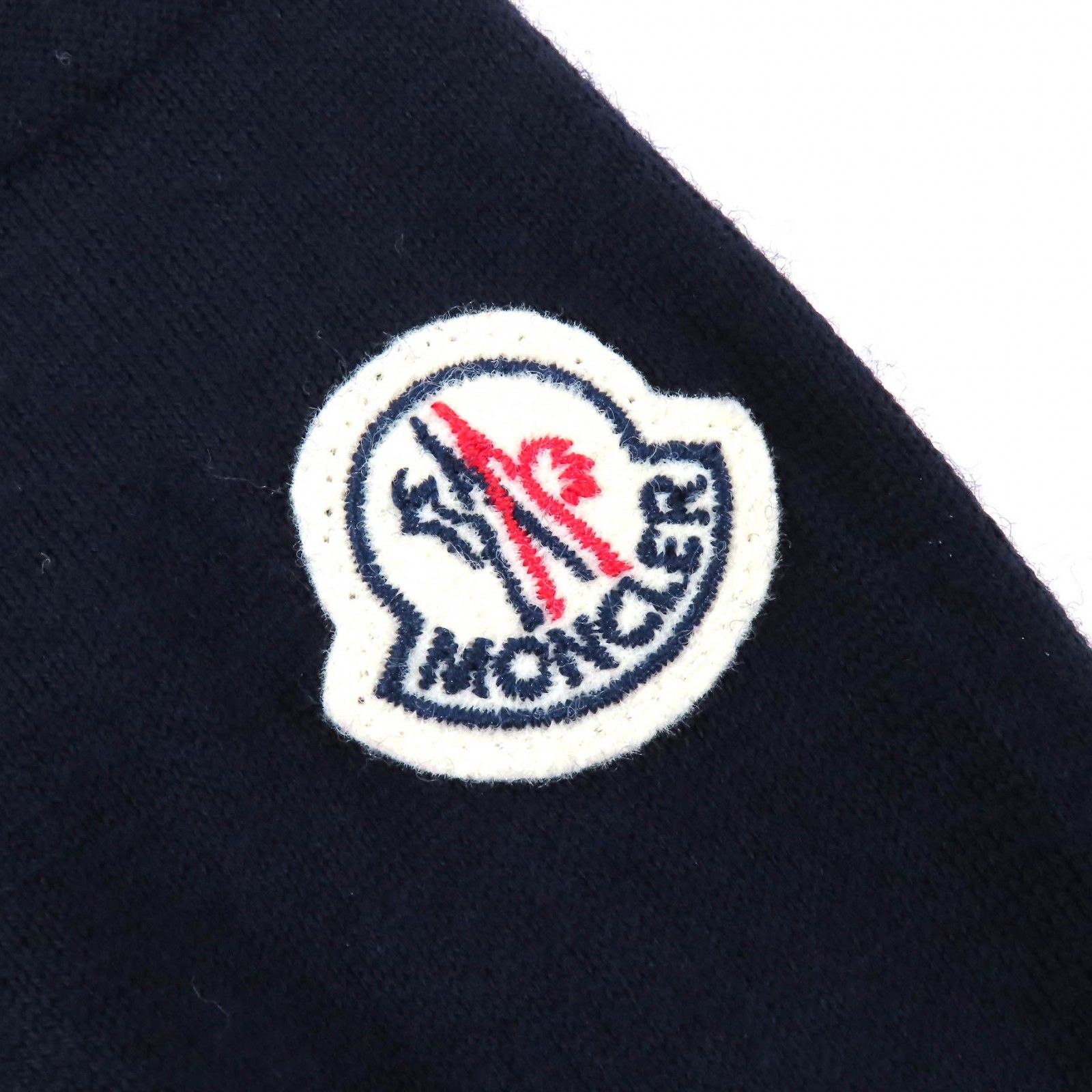 美品△MONCLER モンクレール MAGLIONE TRICOT GIROCOLLO ウール