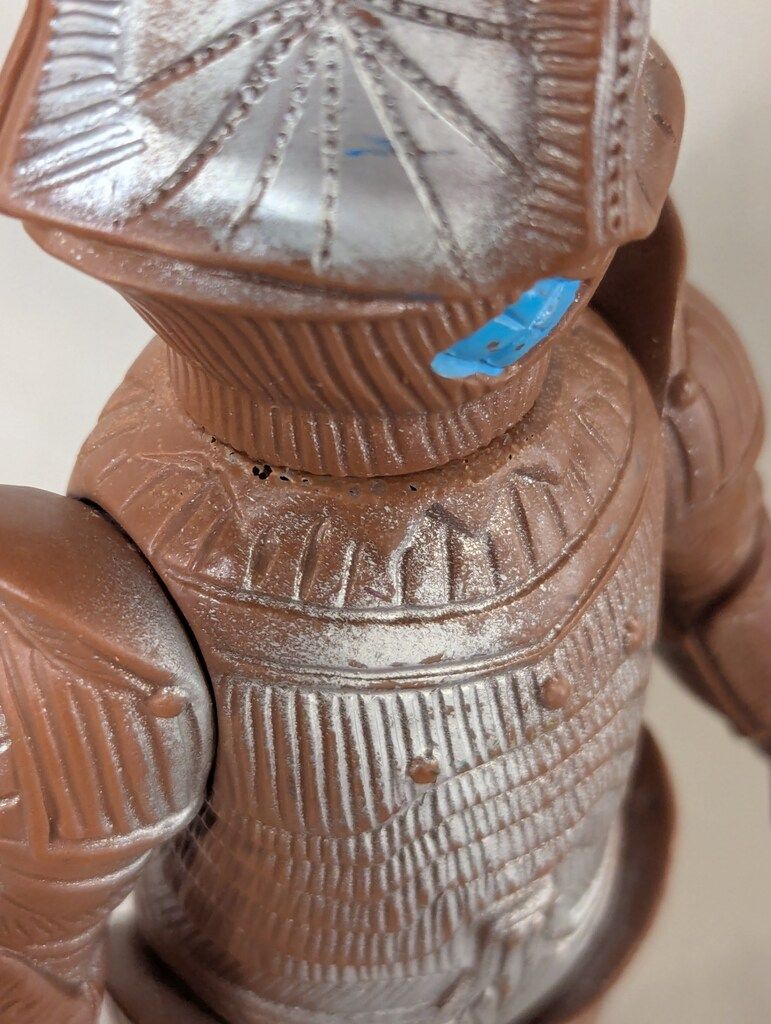  ブルマァク サイズ ボーグ星人 茶色成型と銀 ウルトラセブン ウルトラマン キャラクター玩具