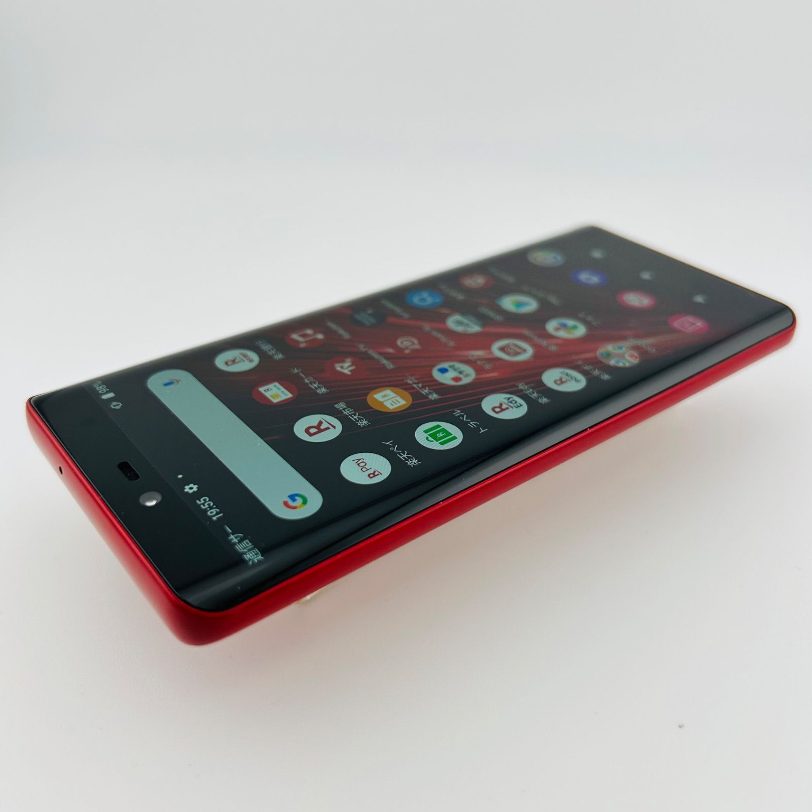 バッテリー良好 Rakuten Hand 5G P780 128GB レッド SIMフリー