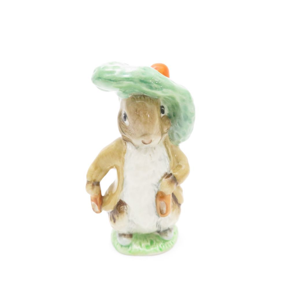 美品 ROYAL ALBERT ロイヤルアルバート ベンジャミンバニー フィギュリン 陶磁器 ピーターラビット 置物 人形 英国オブジェ SU10465A2 