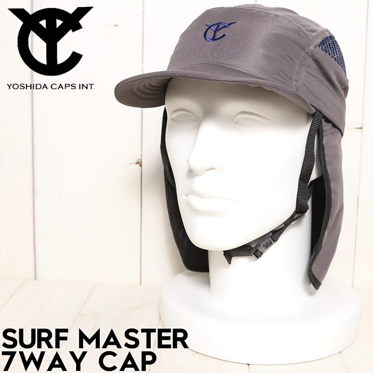 YOSHIDA CAPS ヨシダキャップス 帽子 サーフキャップ サンガード付き