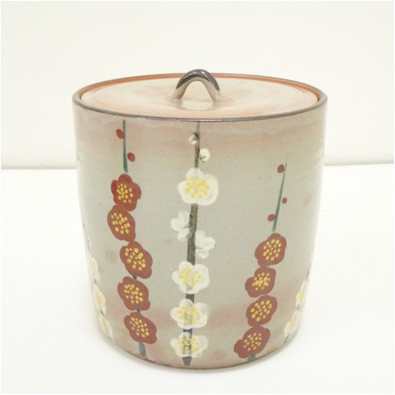 菰山窯 宮田豊造 御本手槍梅水指 共箱 水指し 茶道 茶道具 おしゃれ 水差し 抹茶 インテリア 茶器 水器 お茶 骨董 茶会 1月 冬