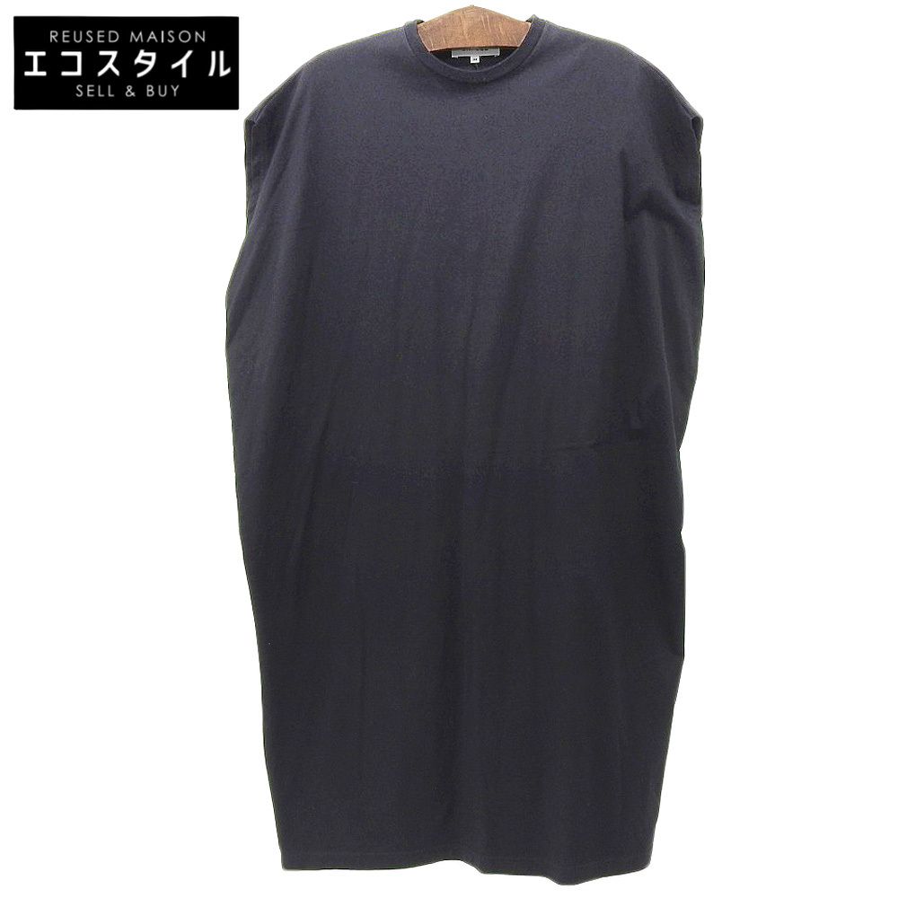 ENFOLD エンフォルド HEXAGON DRESS ワンピース レディース コットン ブラック 36 23AW 36
