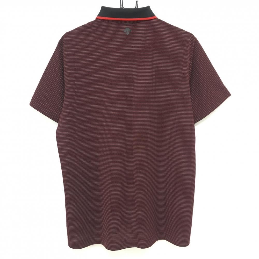 スリクソン by DESCENTE ボロシャツ レッド系 Lサイズ