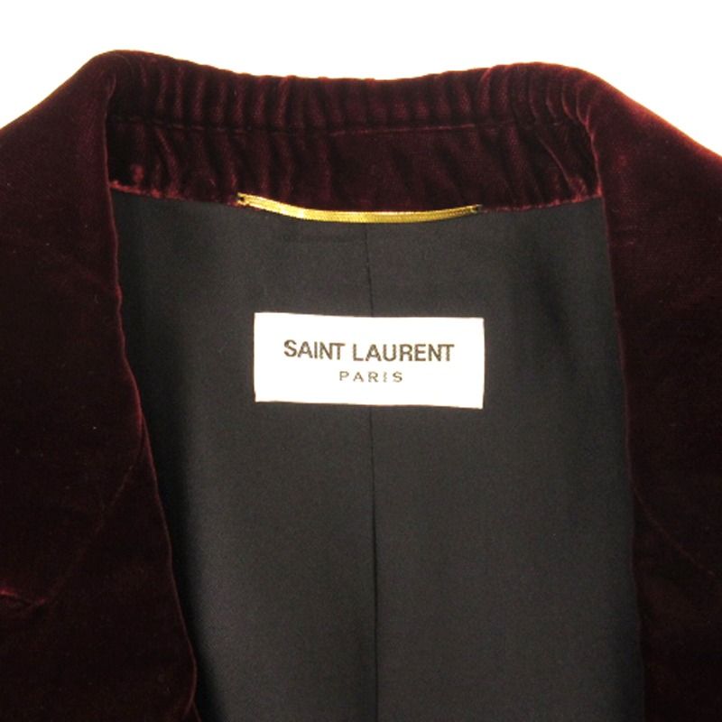 サンローラン パリ SAINT LAURENT PARIS ベルベットジャケット ベロア