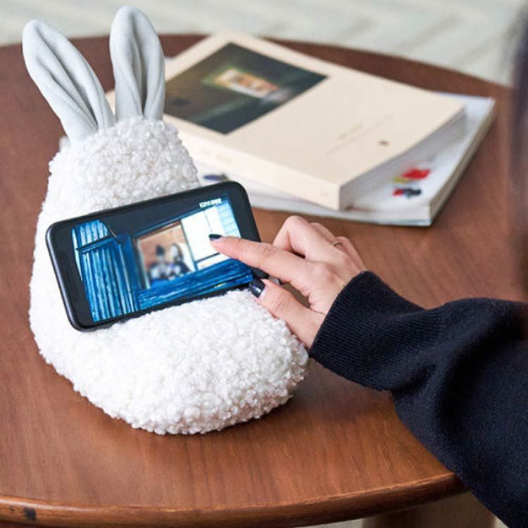 スマホスタンド ぬいぐるみ 可愛い スマホ立て スマホ置き ウサギ