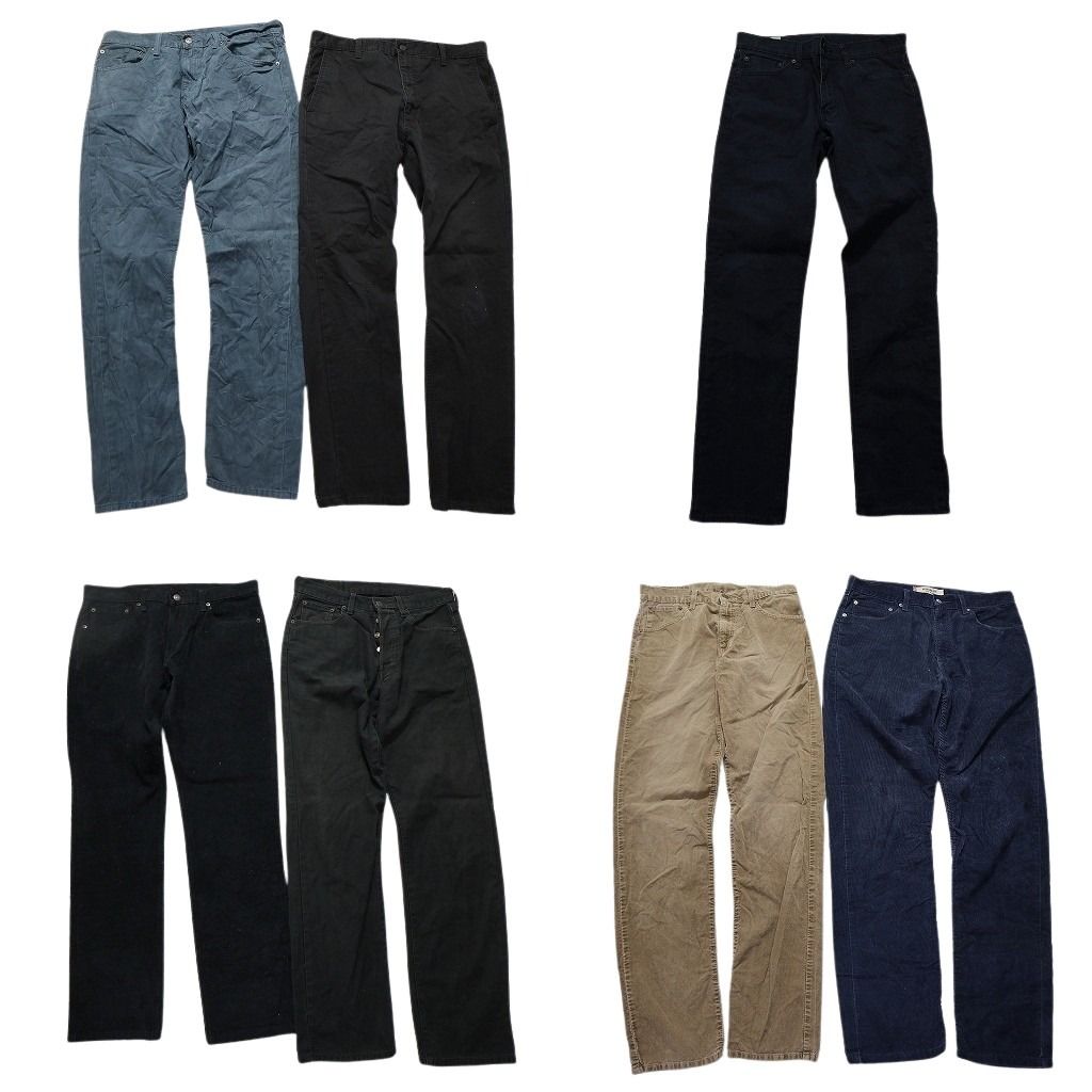古着卸 まとめ売り リーバイス パンツ 7枚セット メンズ 32 |33 |34 509 521 511 505 551 コーデュロイ 古着 NB9811