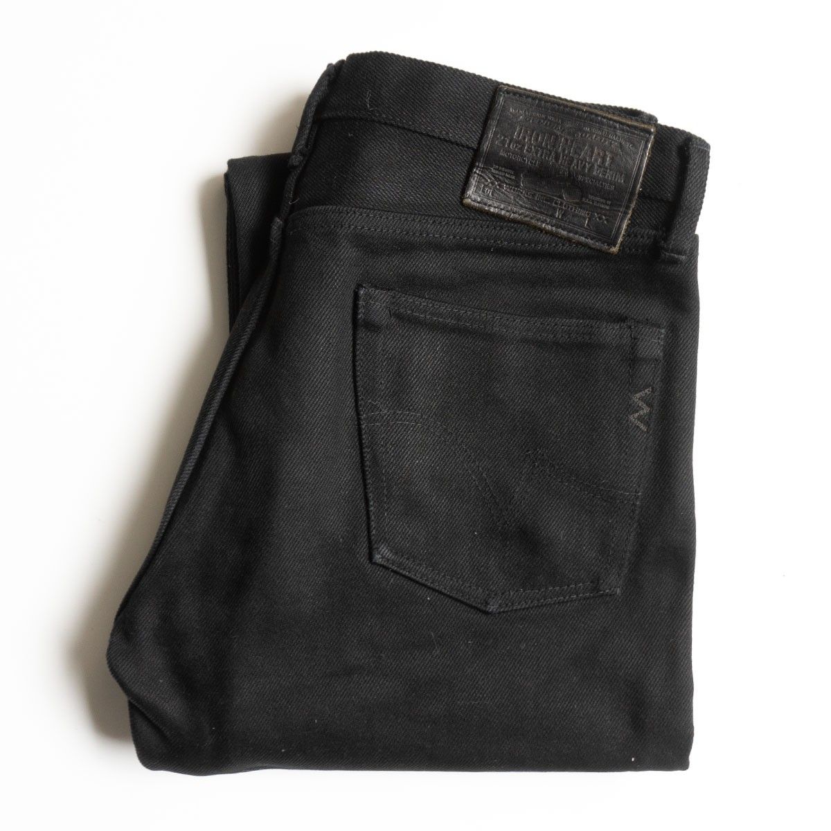 美品】IRON HEART【LOT 9634Z 21oz黒鎧デニム ストレート】W33 
