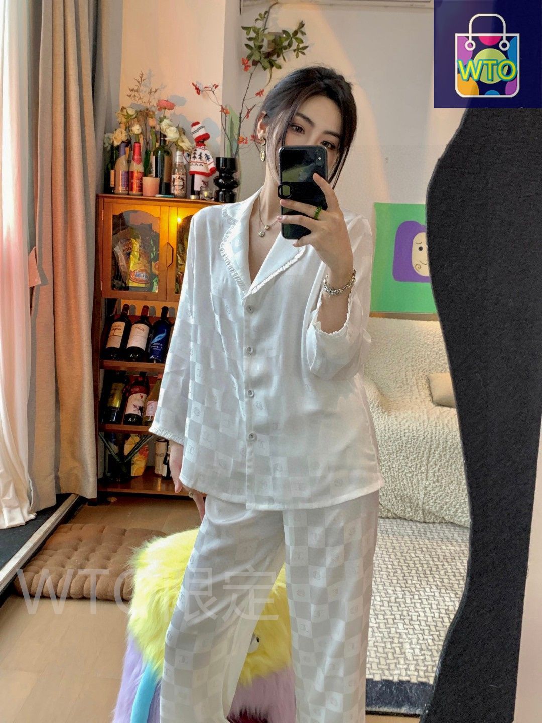 これは CHANEL（シャネル）の新モデルのパジャマです。原単品質