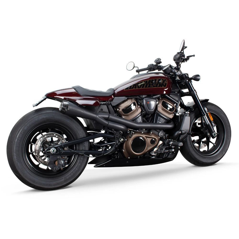 Two Brothers Racing ツーブラザーズレーシング スポーツスターS用 Comp-S 2-1フルエキゾーストマフラー ブラック 丨005-5410199-B