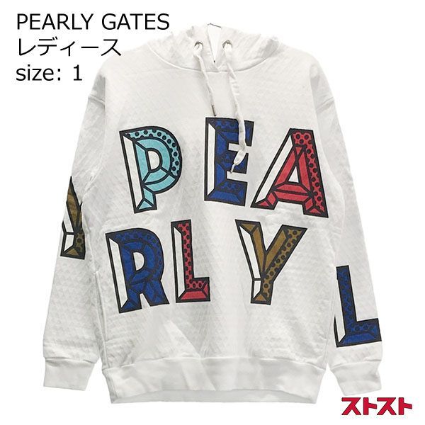 PEARLY GATESレディースプリントパーカー     １　【 Ｍ　】ウエア