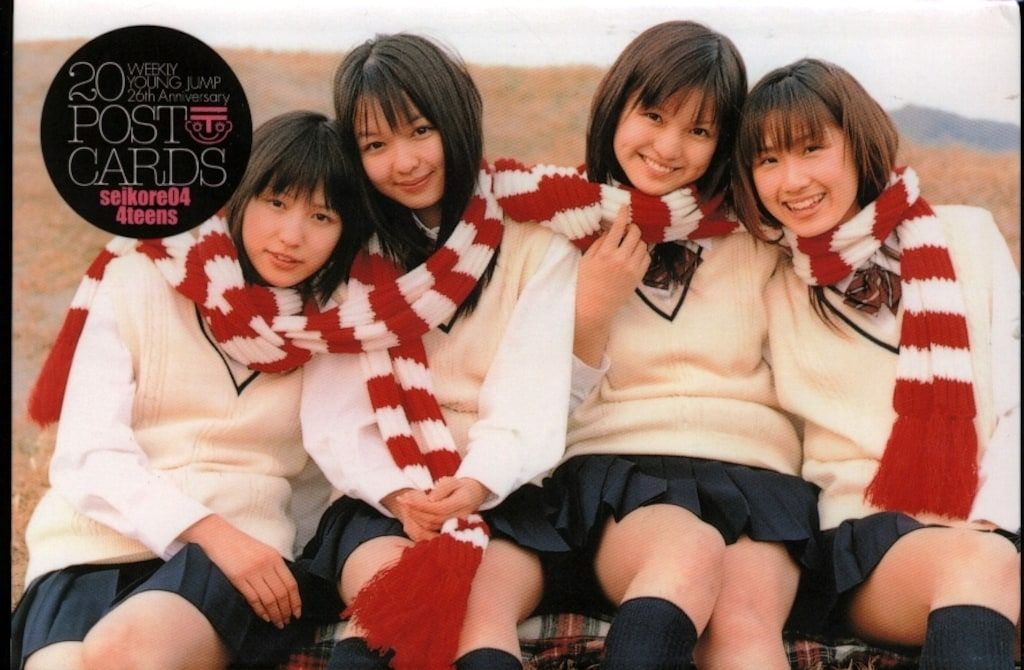 ポストカード 制コレ04 4teens 松原静香 平田薫 森絵梨佳 高橋