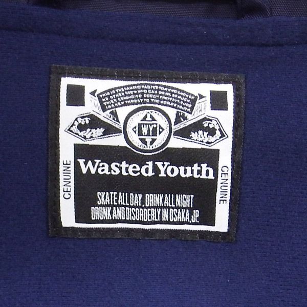 OTSUMO PLAZA限定 Wasted Youth Coach Jacket Navy M オツモプラザ ウエステッドユース コーチジャケット