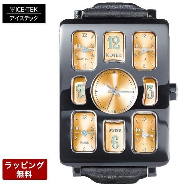 アイステック 腕時計 ICE TEK アイステック時計 メンズ 代引不可 Black 