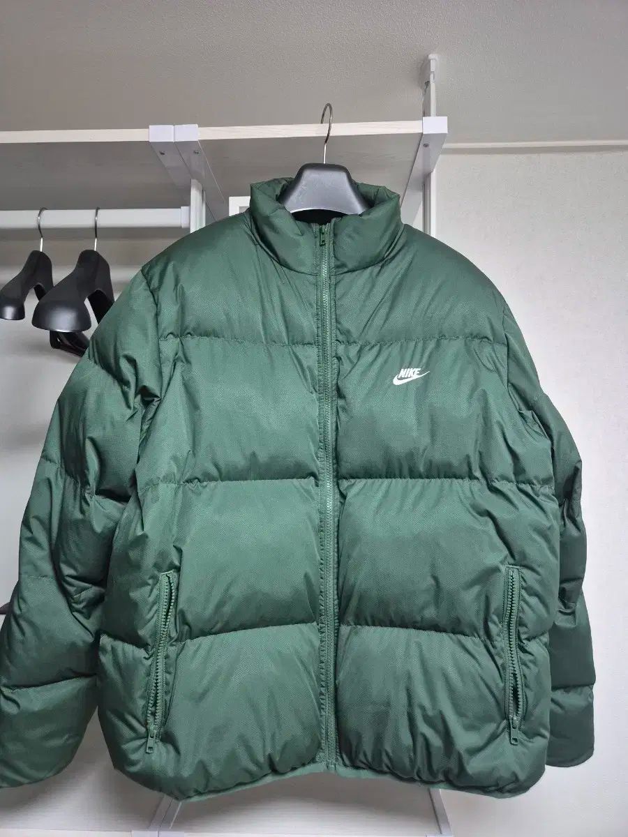 ナイキ NSW ダウン ジャケット ファー グリーン - アジア XL