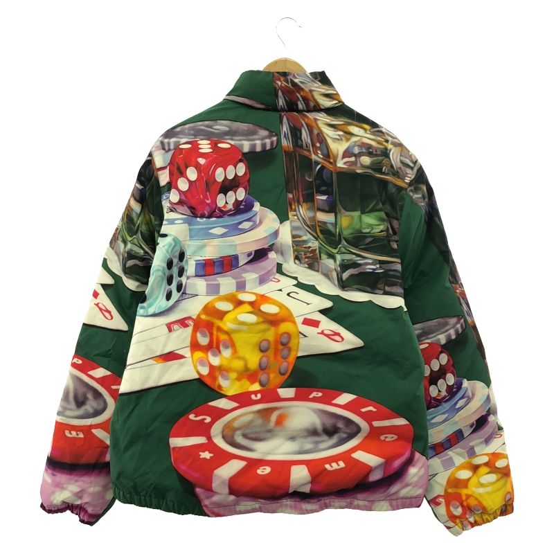 中古】Supreme casino down jacket サイズL シュプリーム[91] - メルカリ