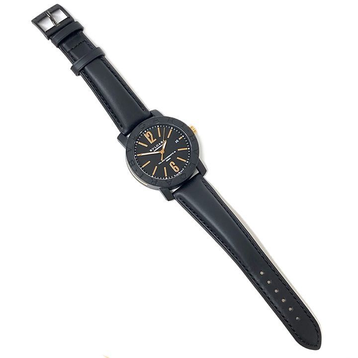 BVLGARI 時計ブラックカーボンBB40CL