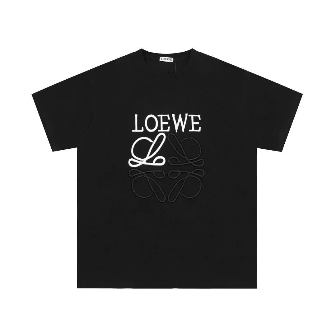 LOEWE レディース メンズ 半袖tシャツ 夏服Ｔシャツ 半袖 春 夏 秋 通気性 並行輸入品 トップス 男女兼用  Y07