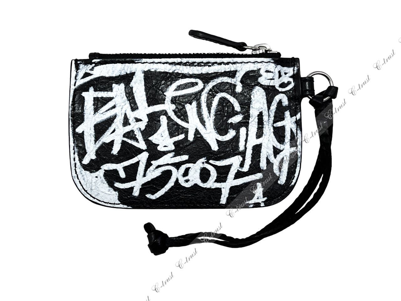 【最短翌日着・関税送料込】 BALENCIAGA 財布 case GRAFFITI BALENCIAGA バレンシアガ 財布 コイン ケース キャッシュ