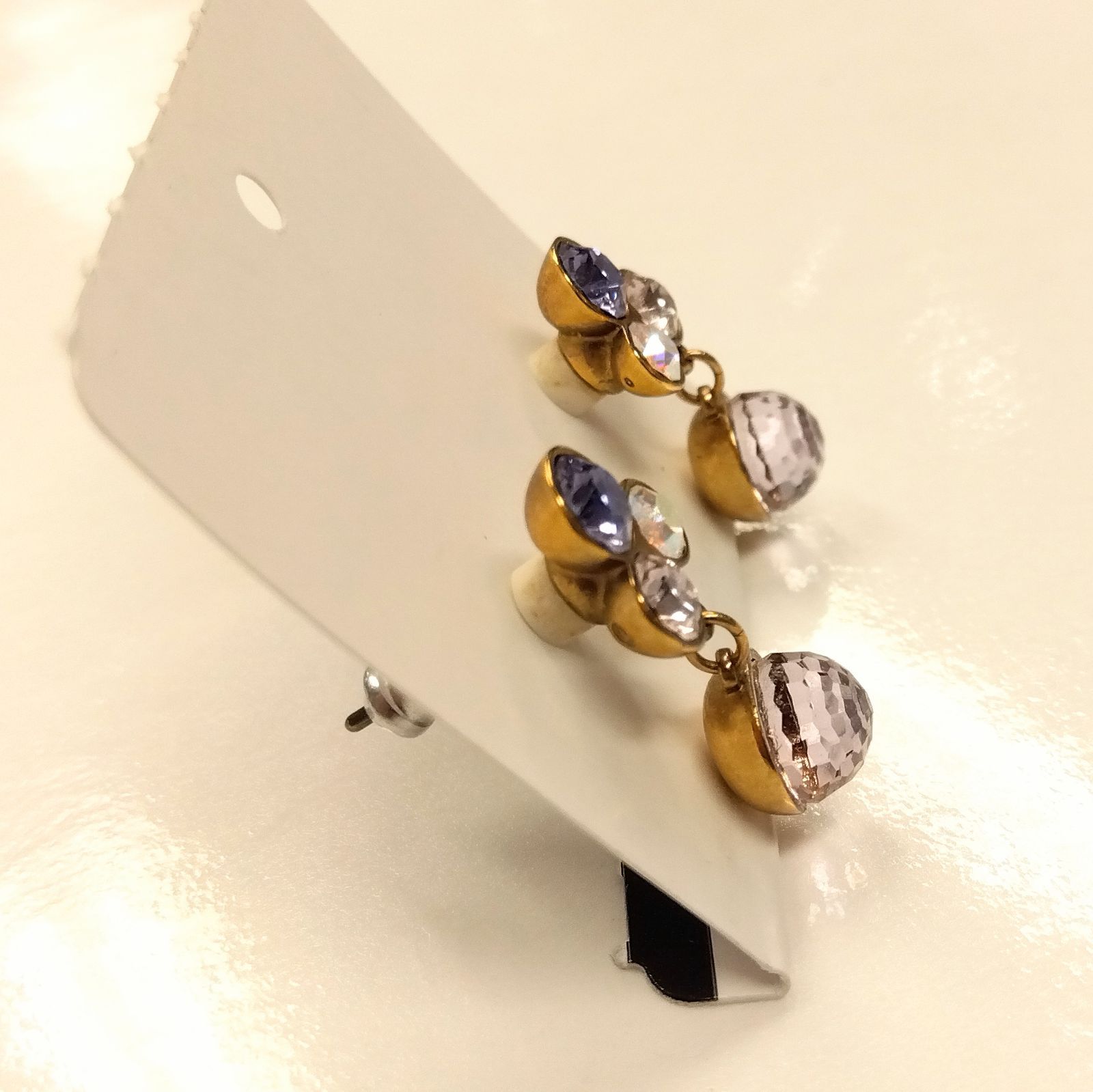 M28 スワロフスキー SWAROVSKI ピアス 2WAY 箱付き - メルカリ