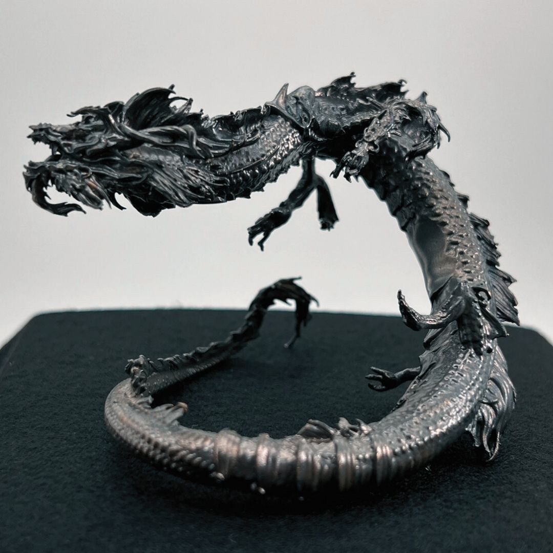 【風水画】困難を超える黒龍 風水画】困難を超える黒龍